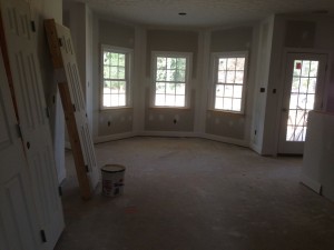 Breakfast nook as seen from the dining room