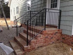 Side Porch Railings - now you see them