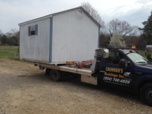 Shed takes a ride.