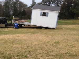 Shed moving version of a "throw down."